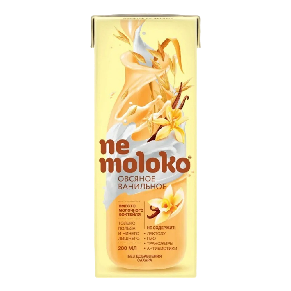 Напиток Nemoloko Овсяный ванильный 200мл