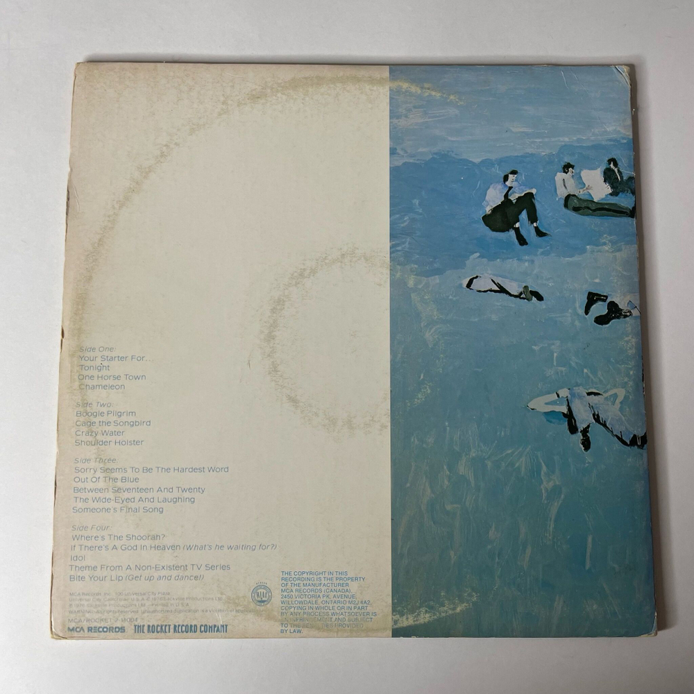 Винтажная виниловая пластинка LP Elton John Blue Moves (USA 1976)