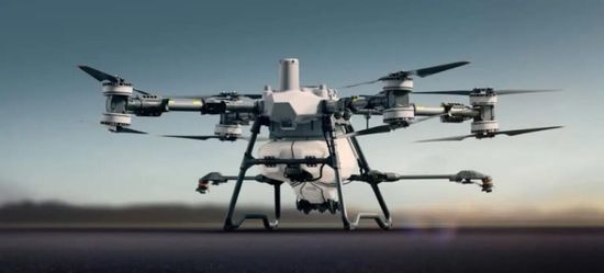 DJI представил новые агродроны Agras T100 и T70 в Китае