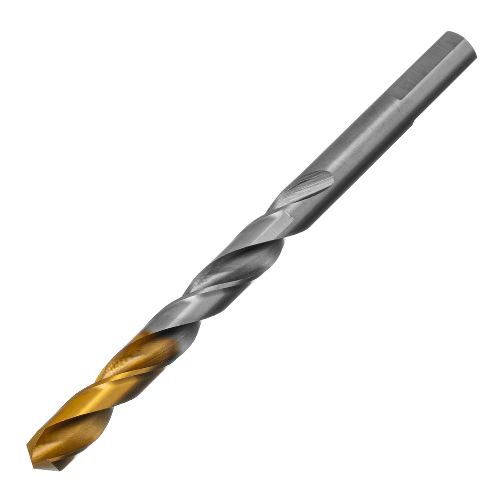 Сверло спиральное по металлу 9 x 125 мм, Р6М5, Golden Tip Denzel