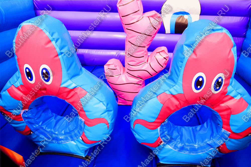 Коммерческий надувной батут "Морское царство 2"