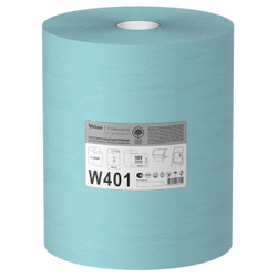 Протирочный материал в рулонах Veiro Premium бирюзовый (500 листов в рулоне, 38 × 30 см)