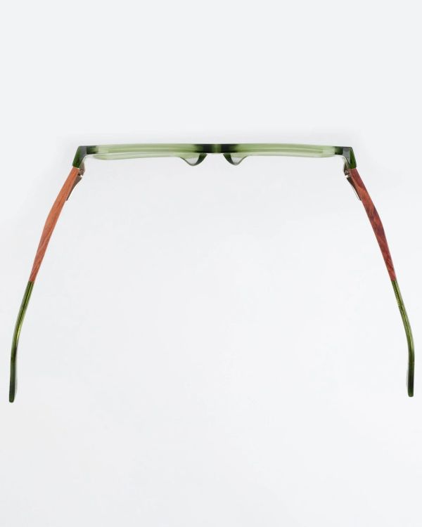 Очки солнцезащитные Oliver 5 Green wood / Dark brown - фото 3