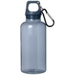 Бутылка для воды с карабином Oregon из переработанной пластмассы, сертифицированной по стандарту RCS, объемом 400 мл