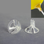 Держатель-зажим для шаров, d=5 мм, набор 100 шт., прозрачный