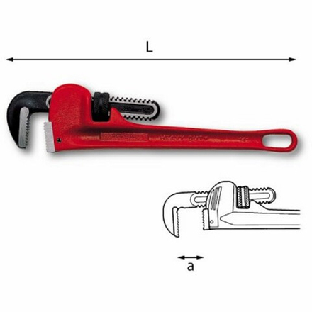 302 N Трубный ключ американской модели 1'1/2",USAG (Италия)