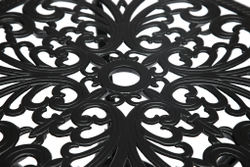 Комплект Secret De Maison Romance (стол +2 стула) алюминиевый сплав, D60/H67, 53х41х89см, черный