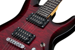 Schecter C-6 PLUS SEE THRU CHERRY BURST