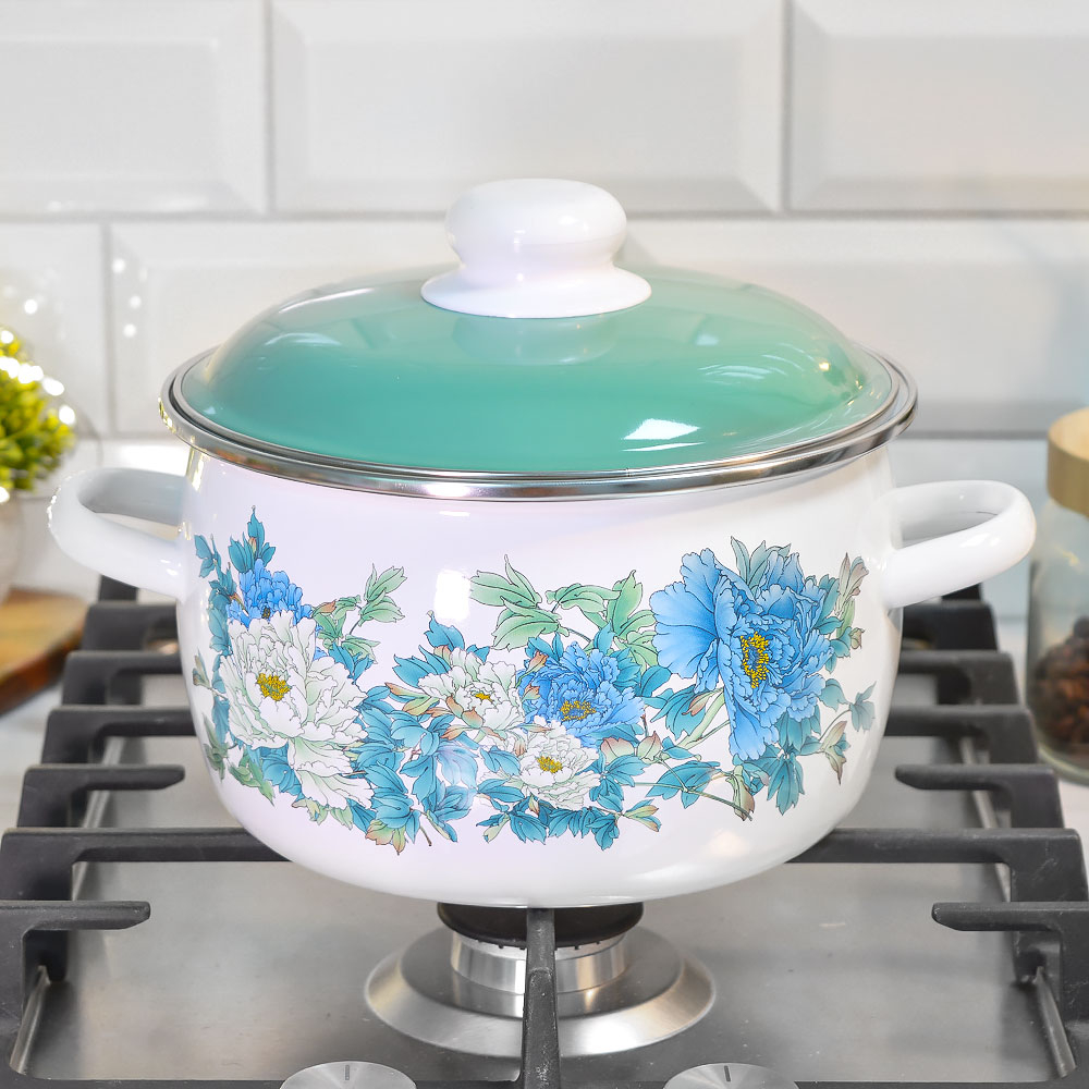 Кастрюля 3л "Голубой лотос"