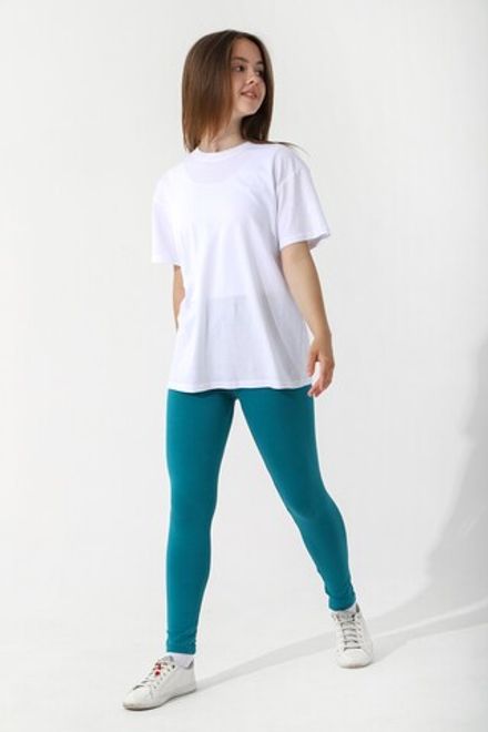 Брюки для девочки Легинсы №2 Виотекс ПЕТРОЛЬ