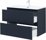 Тумба с раковиной Aquanet Джейн (Flat) 335430/330432 90 маренго