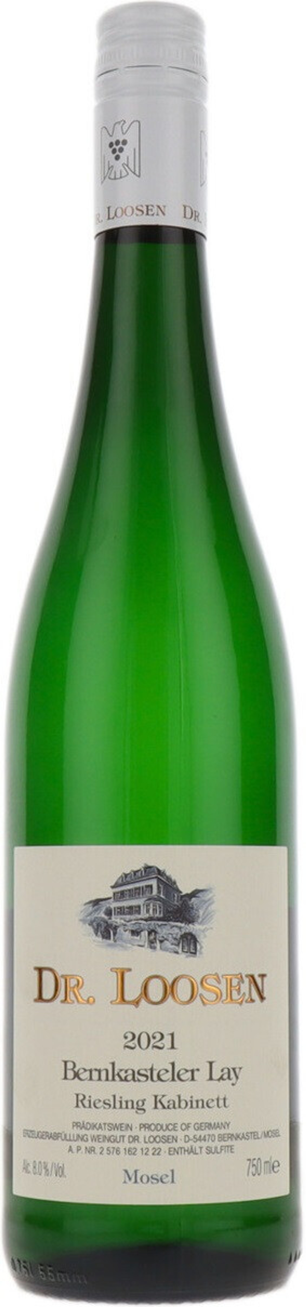 Вино Dr. Loosen Bernkasteler Lay Riesling Kabinett, 0,75 л.