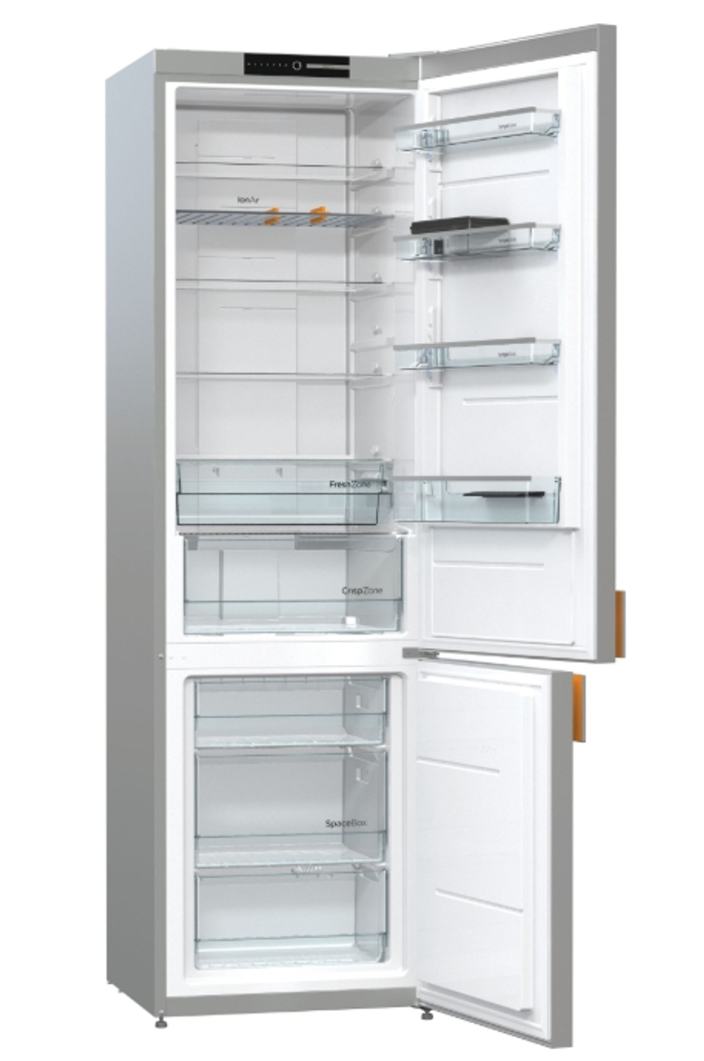 Отдельностоящий двухкамерный холодильник Gorenje NRK 621 STX