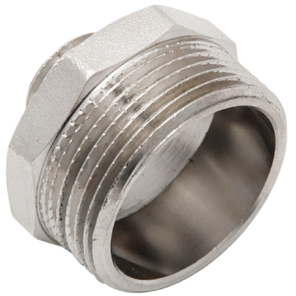 Ниппель-переходник (бочонок) 1.1/4"х1/2" н/н NS,MP-У