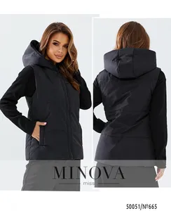 Жилет 665-черный Minova
