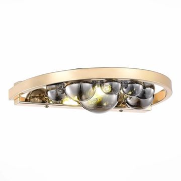 Бра 1*G9 SL1510.201.01 французское золото/дымчатый Olmi ST-Luce