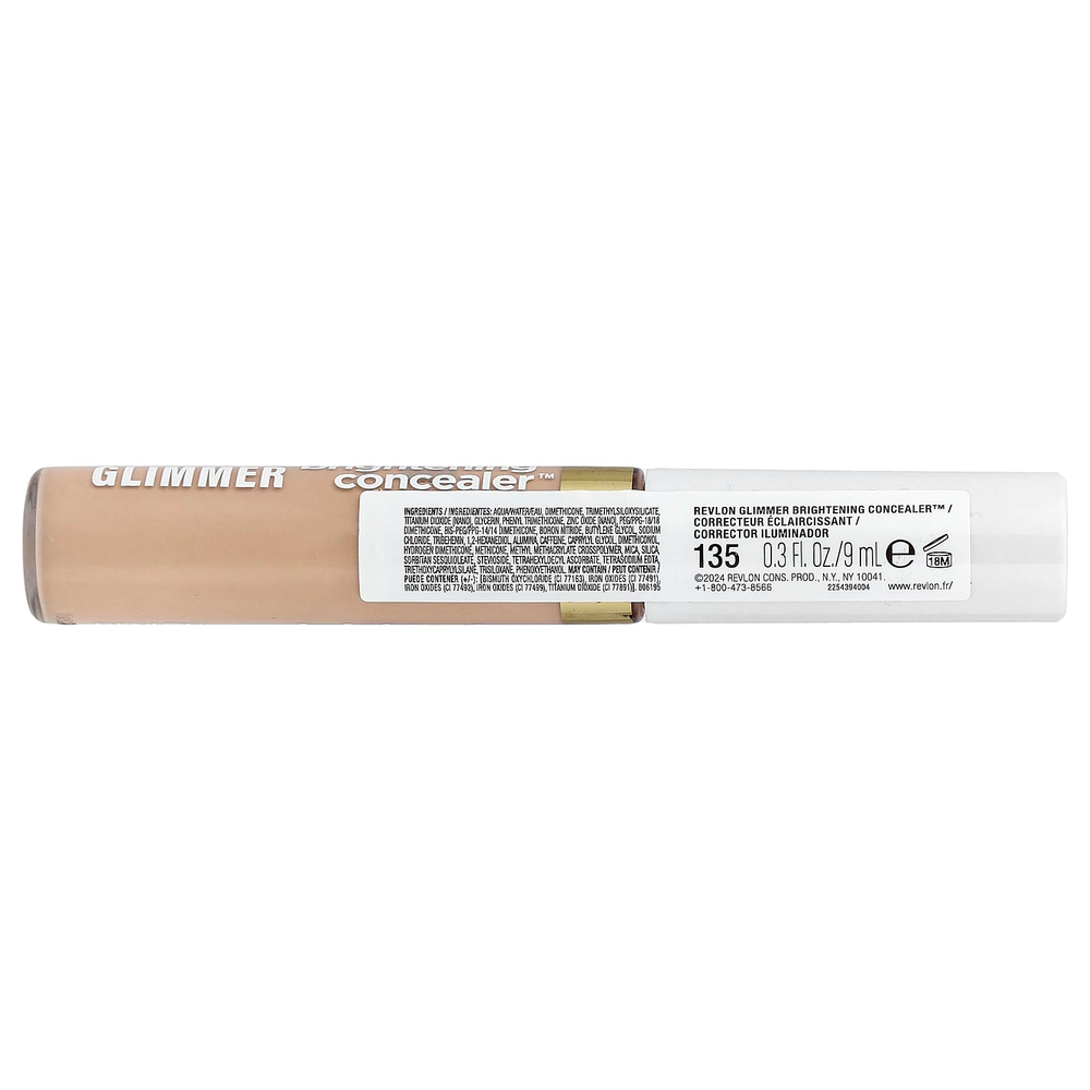 Revlon, Glmer, Brightened Concealer™, консилер, 135 шт., 9 мл (0,3 жидк. унции)