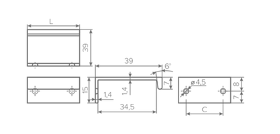 Ручка i-line, С=96 мм, белый матовый, AQ
