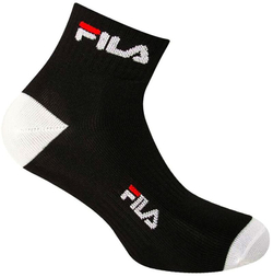Теннисные носки Fila Unisex Quarter Multisport Socks 3P - black/white