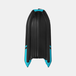 Надувная лодка GLADIATOR E420PRO черно-бирюзовый