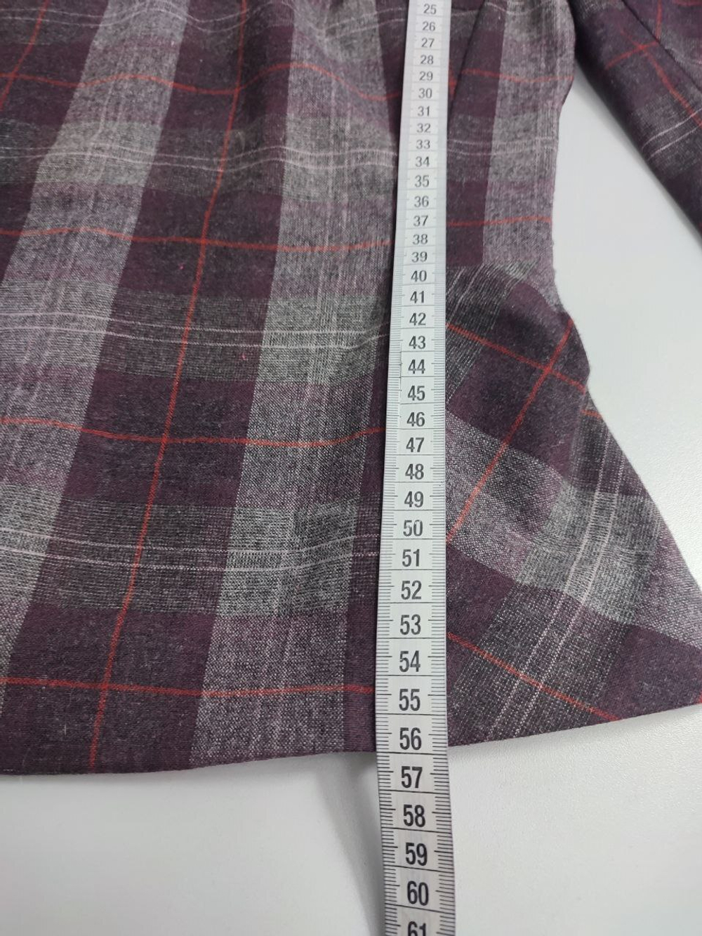 Блузка в клетку 44 размер