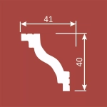 Карниз потолочный KX034