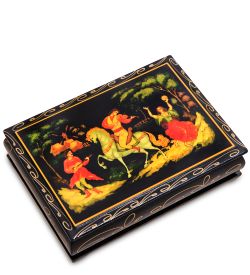 Народные промыслы ШК-11/ 3-Q Шкатулка в технике декупаж. (10х14х4)