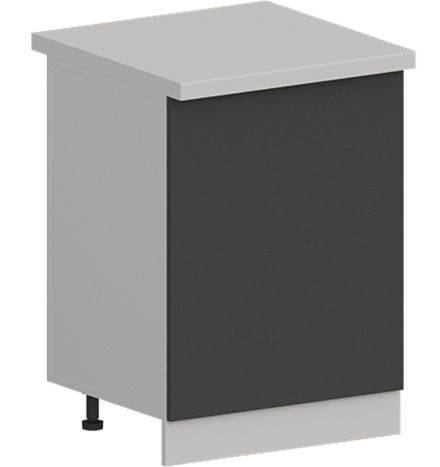 Кухня Модуль ШН 600М Белый / Графит