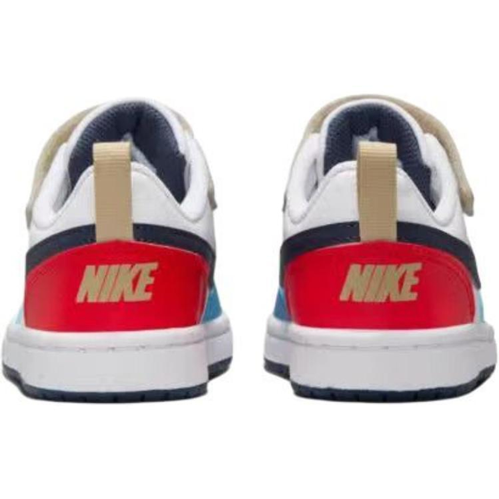 Детские кроссовки Nike Court Borough Low Recraft 'White Thunder Blue Light Crimson' DV5457-124