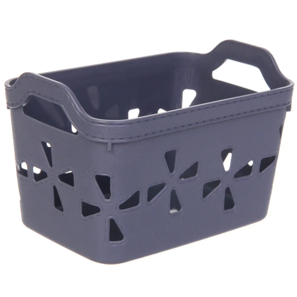 Корзина для хранения «БРУТТИ», цвет маренго, 18.5*12*12см (лейбл)