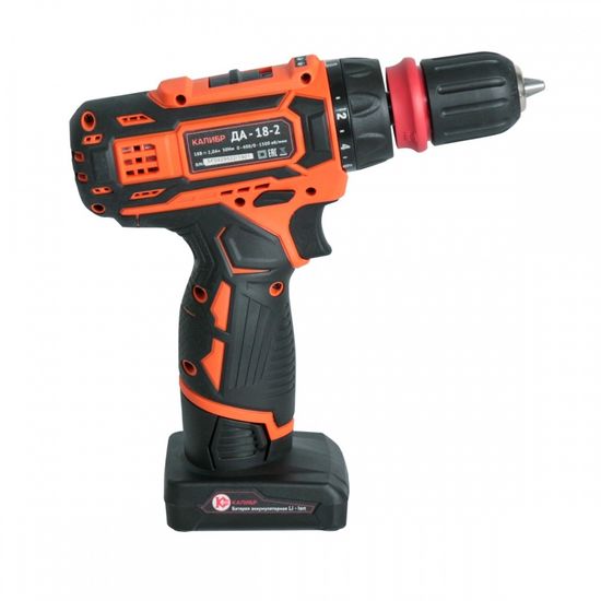 Аккумуляторный шуруповерт "КАЛИБР" ДА-18-2