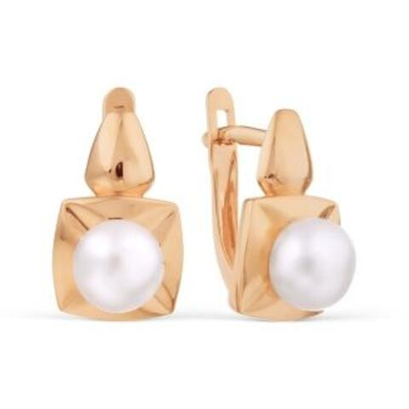 Серьги из золота с жемчугом