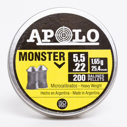 Пули APOLO Monster 5,5 мм 1.6 г (200 шт)