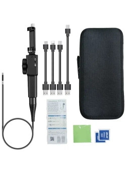 jingleszcn Сочленение эндоскопа 180 градусов рулевого промышленного эндоскопа с зондом диаметром 8,5 мм для iPhone Android 1m