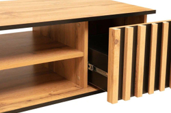 Комод Либерти 51.04 (опора h150) Дуб вотан/Черный