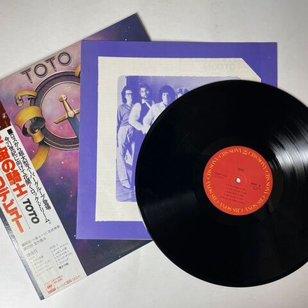 Винтажная виниловая пластинка LP Toto Hold The Line (Japan 1978) (Obi)