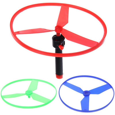 Ветрячок «Вертушка», с запуском, 3 кольца, d 10 см, 10 см и 17,5 см, микс