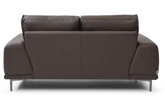 Двухместный диван Nolan 182 см из натуральной коричневой кожи