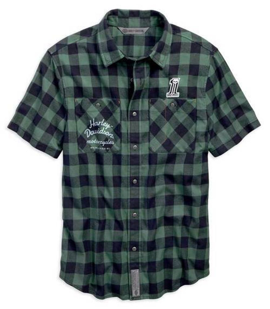 Мужская приталенная рубашка Harley-Davidson