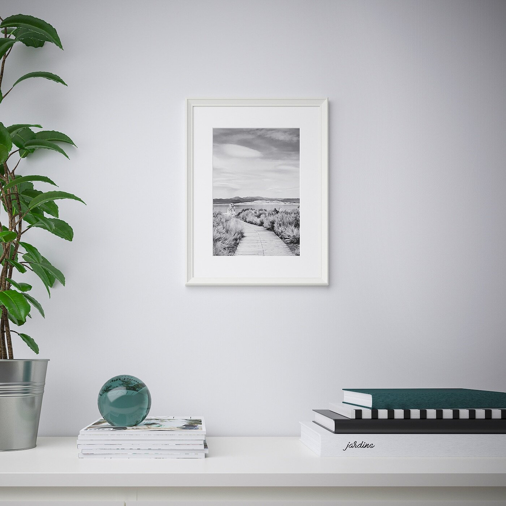 IKEA KNOPPÄNG  (ИКЕА КНОППÄНГ)  -  Рамка, белая, 30x40 см