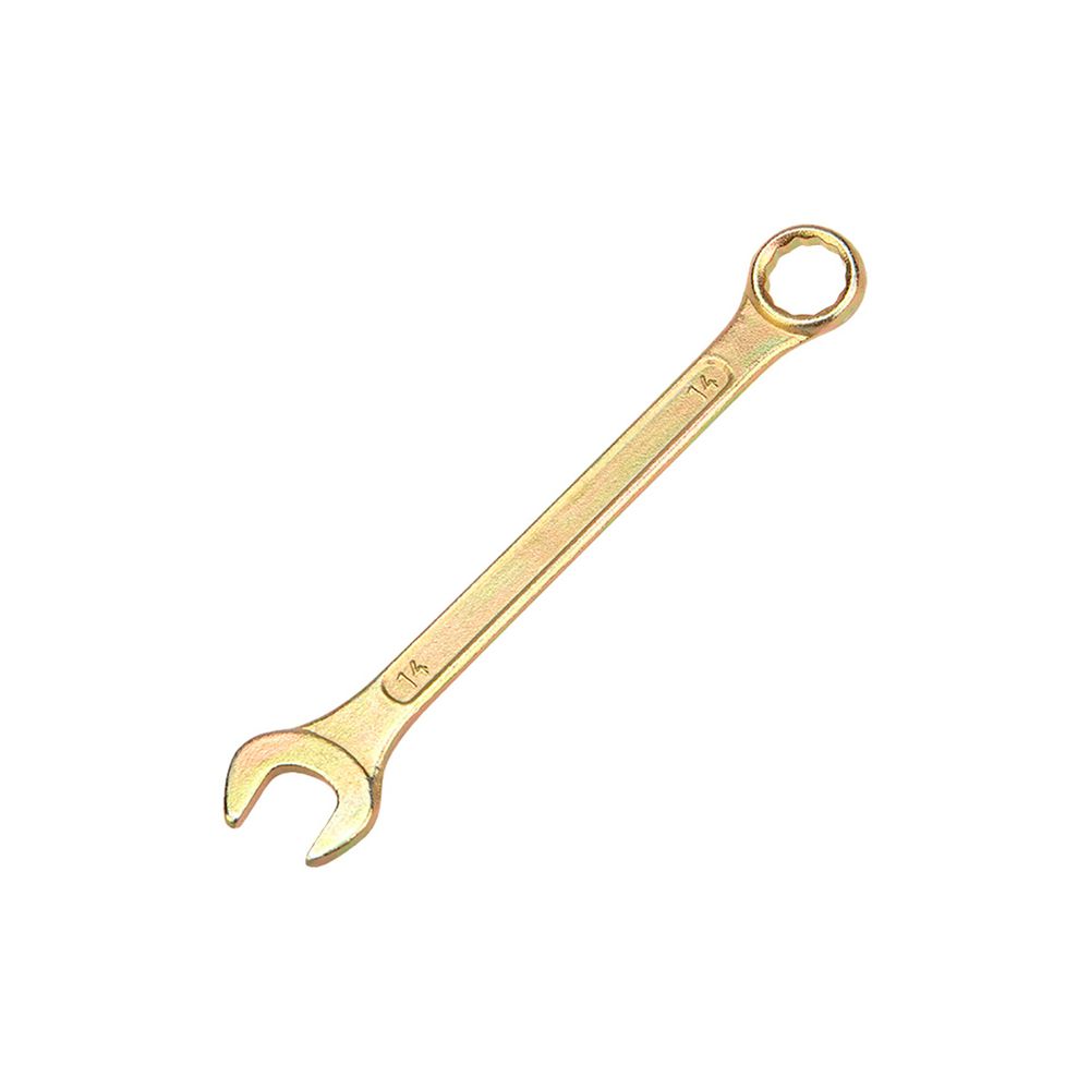 Ключ комбинированный Rexant, 14 мм, желтый цинк