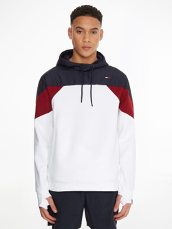 Мужская теннисная кофта Tommy Hilfiger Seasonal Hoody - white