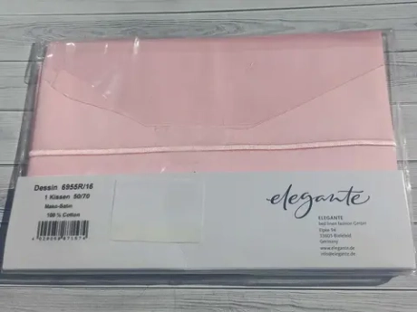 Наволочка 70x70 Elegante Monochrome розовая