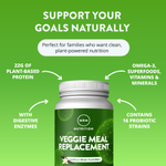 MRM Nutrition, Растительный заменитель питания, ваниль и бобы, 3 фунта (1361 г)