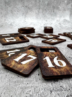 Номерки для гардероба 3х5 см