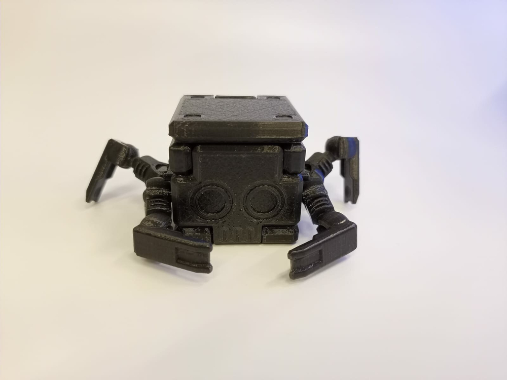 Игрушка робот-паук трансформер, черная