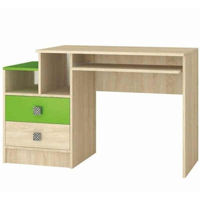 Стол письменный Колибри 1200x550x750 дуб сонома/акрил мохито