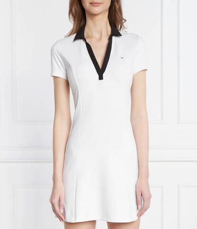 Платье contrast Tommy Jeans - белый(DW0DW17937)