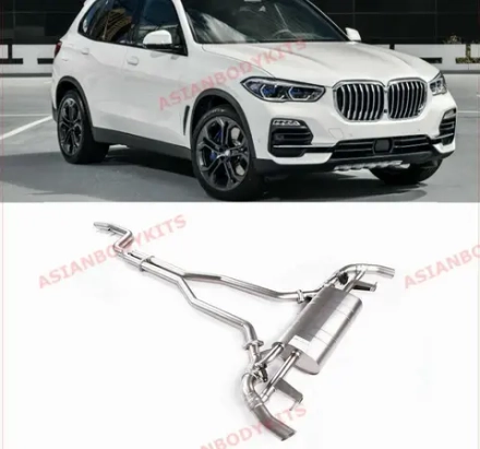 Выхлопная система с заслонками для BMW X5 G05 2018+ (3.0T)