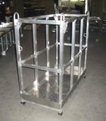 Площадка подвесная алюминиевая MEGAL ППА-1